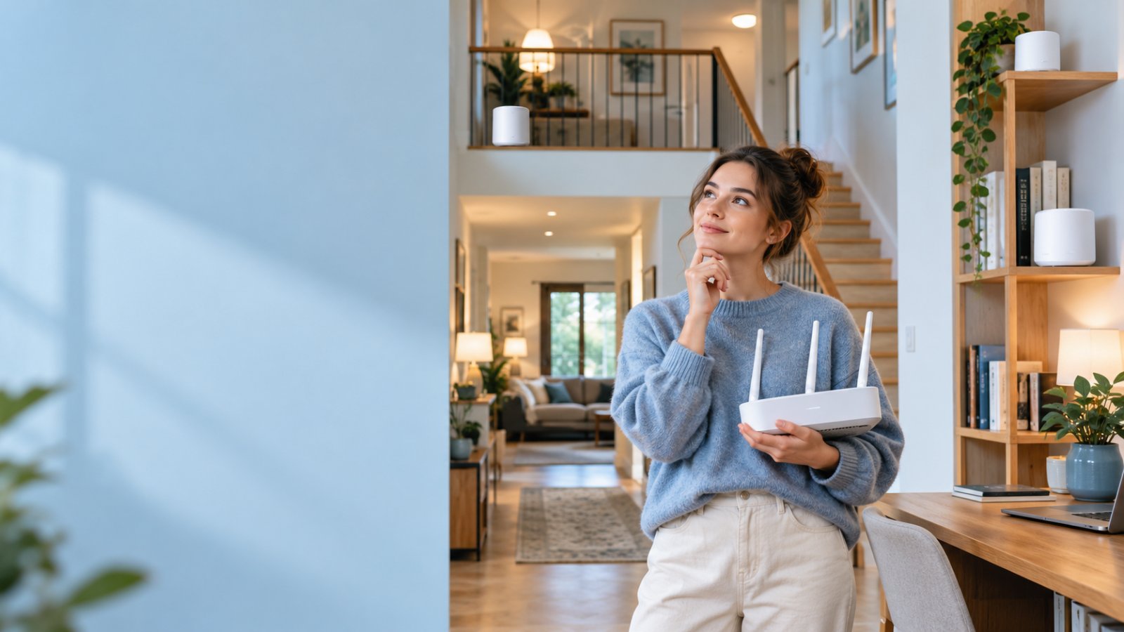which wifi router setup works best for a multi-floor home?